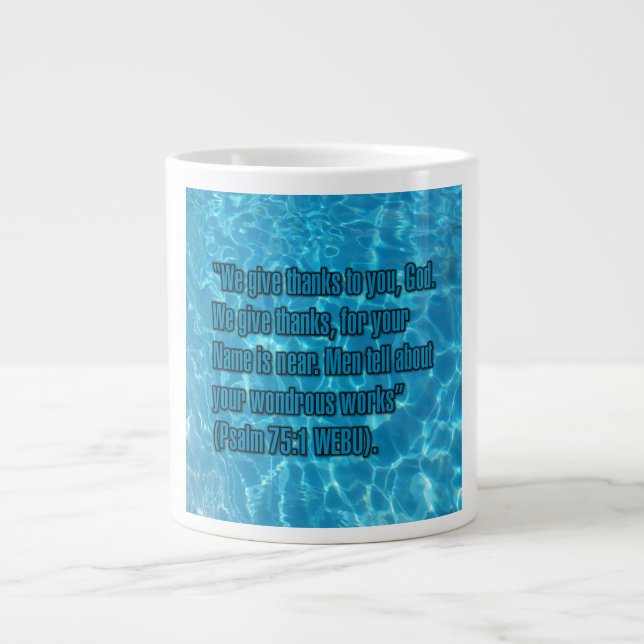 Psaume 75:1 WEBU Mug (Devant)