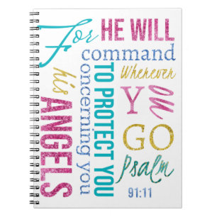 Psaume 91:11 Angel Écriture Prière Journal Sermon