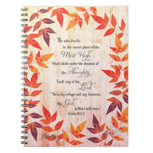 Psaume 91 Bible Verse Journal de prière personnal