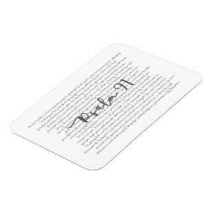 Psaume 91 Écriture Art Magnet pour la maison ou le