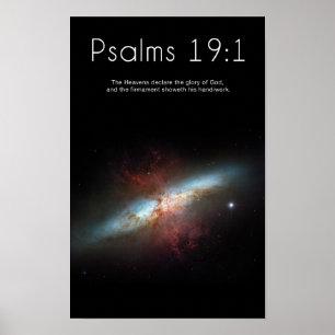 Psaumes 19:1 Poster