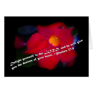 Psaumes 37:4 sur Noir