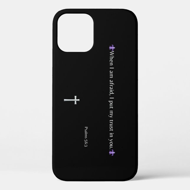 Psaumes 56:3 Bible Verse iPhone / coque ipad (Verso)