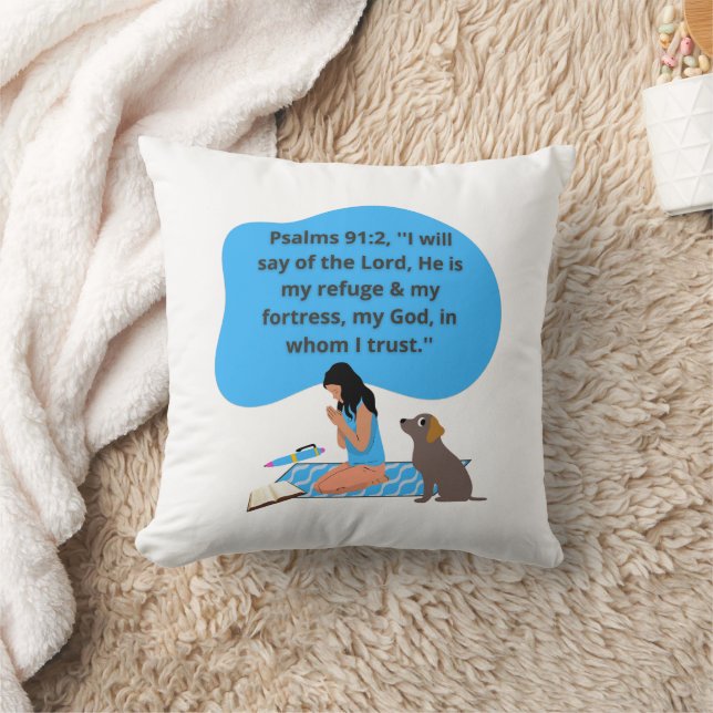 Psaumes 91 Accent Coussin (Couverture)