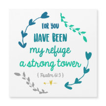 Psaumes Bible Verse Citation foi chrétienne Wreath