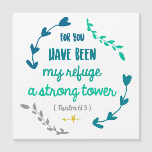 Psaumes Bible Verse Citation foi chrétienne Wreath