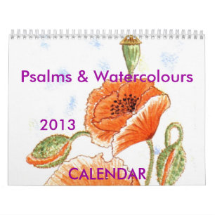"Psaumes et calendrier des couleurs pour aquarelle