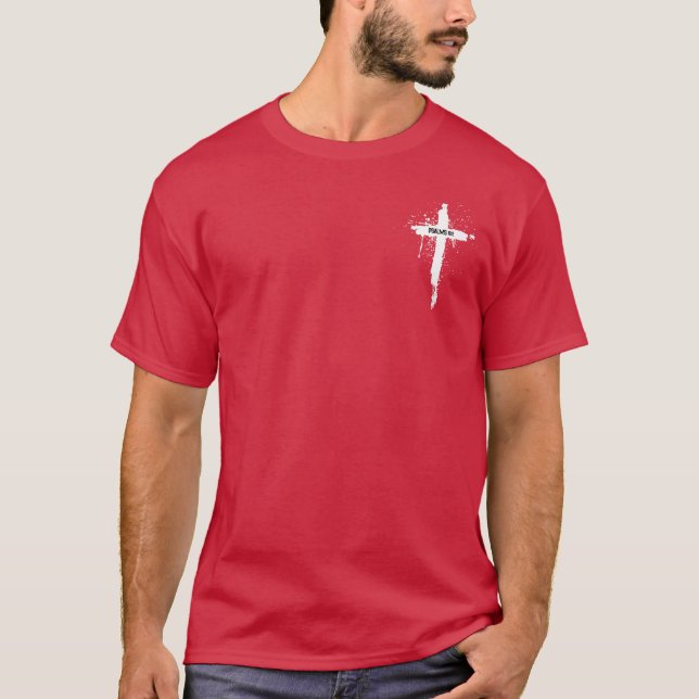 Psaumes Inspirationnelles 18:2 T-shirt (Devant)