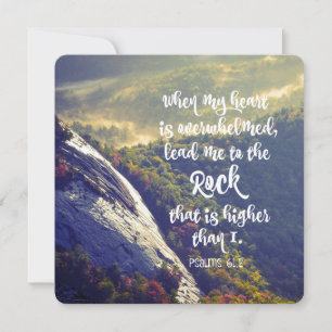 Psaumes : Quand mon coeur est écrasé Verse