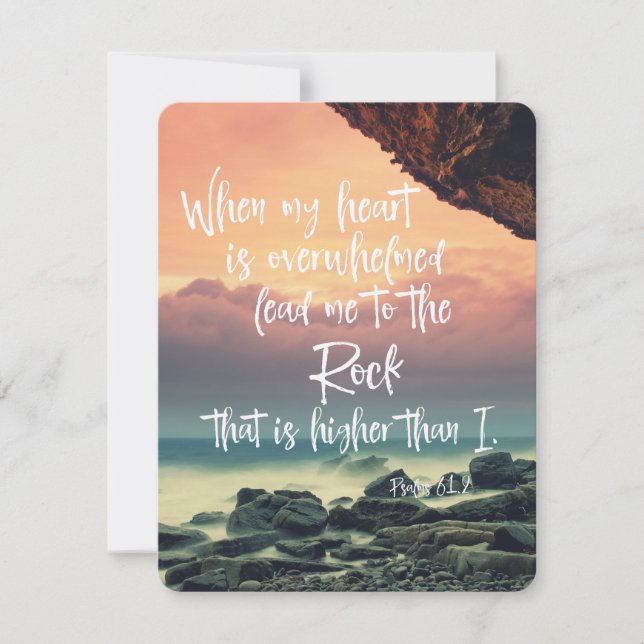 Psaumes réconfortants Bible Verse (Devant)