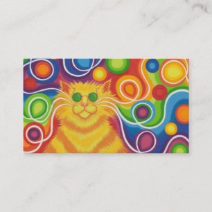 Psy-cat-delic carte de visite jaune dos