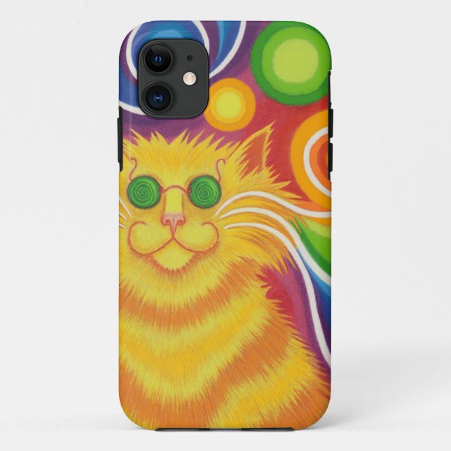 Psy-cat-delic coque iphone (Dos)