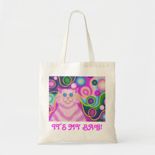Psy-cat-delic Pink 'C'est mon sac !' sac fourre-to