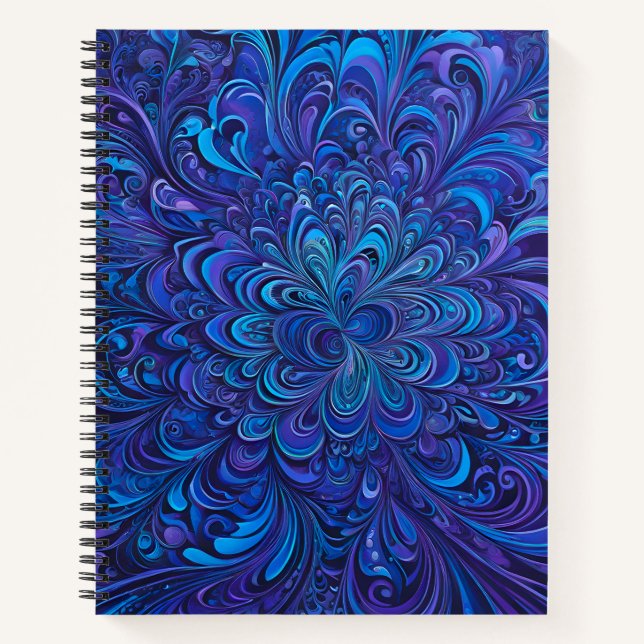 Psychedelia couleur Airbrush Art Carnet Spiral (Devant)