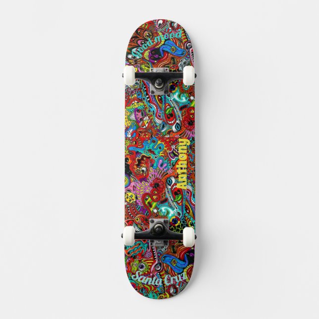 Psychedelic Deck for Skateboard (Recto)