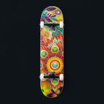 Psychedelic Deck for Skateboard<br><div class="desc">Psychedelic Deck for Skateboard.Make it your own by adding your text. To access advanced editing tools,  please go to "Personalize this template" and click on "Details",  scroll down and press the "click to customize further" link.</div>