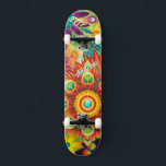 Psychedelic Deck for Skateboard<br><div class="desc">Psychedelic Deck for Skateboard.Make it your own by adding your text. To access advanced editing tools, please go to "Personalize this template" and click on "Details", scroll down and press the "click to customize further" link.</div>