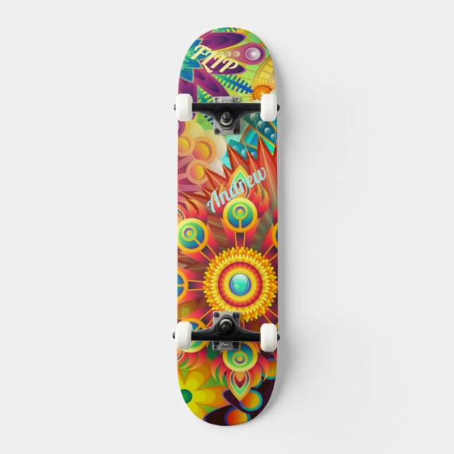 Psychedelic Deck for Skateboard (Recto)