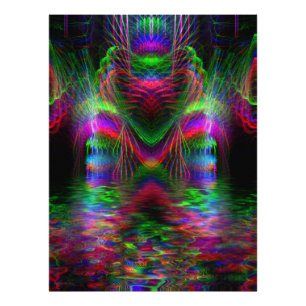 Psychedelic Rainbow Love Hearts Photo