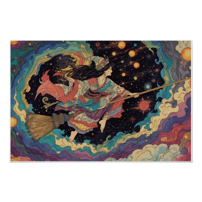 psychedelic witch poster (Devant)