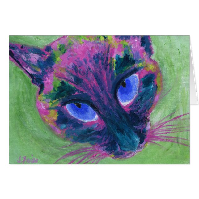 Psychédélique siamaise (Devant horizontal)