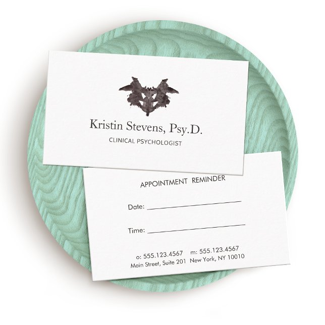 Psychiatre Ink Blot Rappel de rendez-vous (Créateur téléchargé)