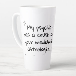 Psychique Moyen Astrologie latte mug