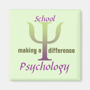 Psychologie d'école faisant un aimant de