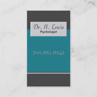 Psychologue et carte de visite Médicale -