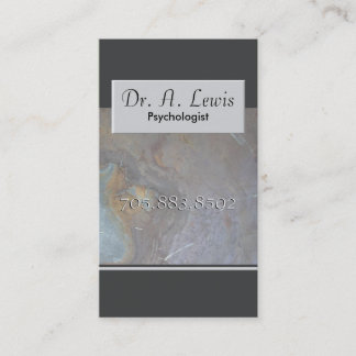 Psychologue et carte de visite Médicale -