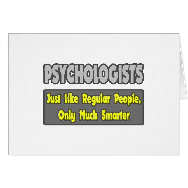 Psychologues... plus intelligents (Devant horizontal)