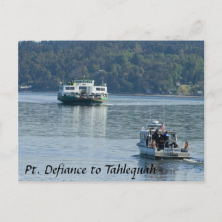 Pt. Carte postale du traversier de défiance