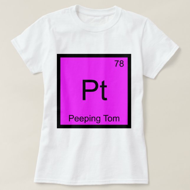 Pt - Le Chemise Élément Symbole T-Shirt de Tom le  (Design devant)