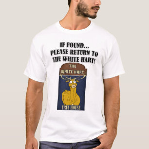 Pub blanc de cerf - T-shirt drôle pour enivré