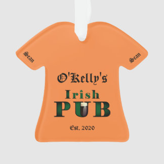 Pub d'ornement de Noël irlandais