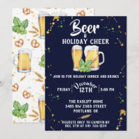 Pub Style Fête Invitation