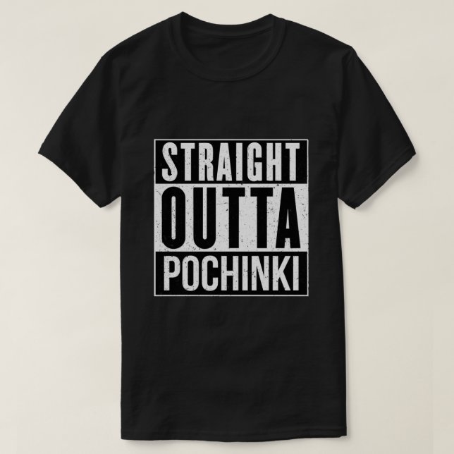PUBG - Straight Outta Pochinki Essential T-Shirt (Design devant)