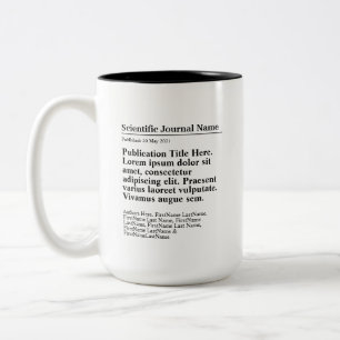 Publication personnalisée Mug à deux tons 15oz