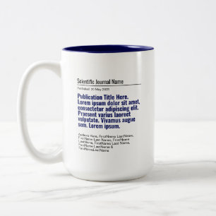 Publication personnalisée Mug à deux tons 15oz - B