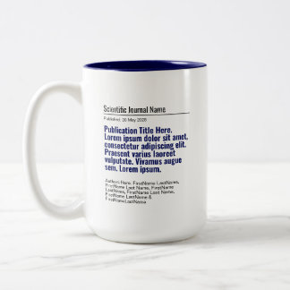 Publication personnalisée Mug à deux tons 15oz - B
