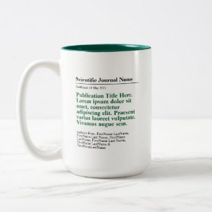 Publication personnalisée Mug à deux tons 15oz - V