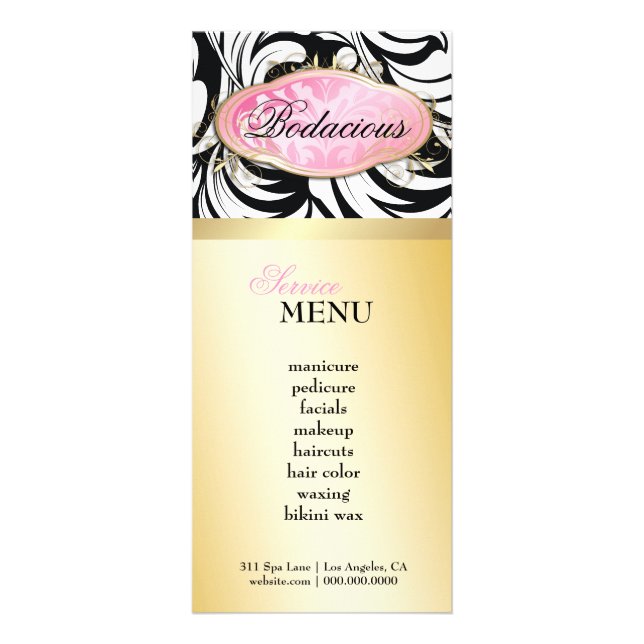 Publicitaire 311 Bodacious Lavish Boutique Leopard Carte de fid (Devant)