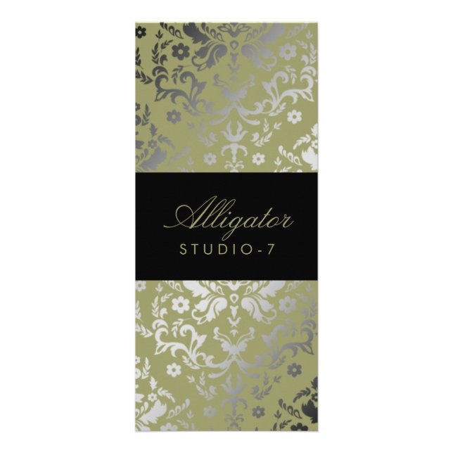 Publicitaire 311 Carte rack Damask Alligator (Devant)