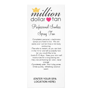 Publicitaire Carte bronzage 2011 de ventes et d'instruction de