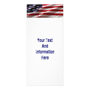 Publicitaire Carte de bâti à drapeau américain
