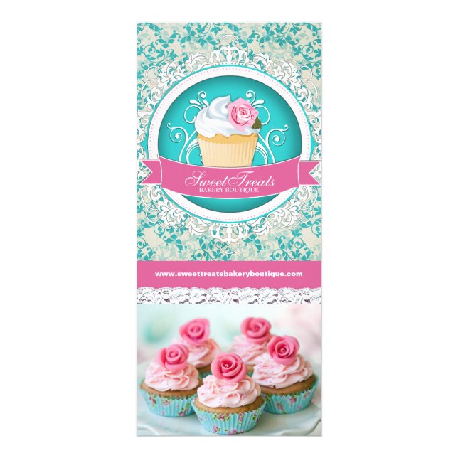Publicitaire Carte de bâti de boutique Cupcake personnalisable (Devant)