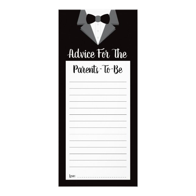 Publicitaire Carte de conseil pour les parents à devenir, Baby  (Devant)