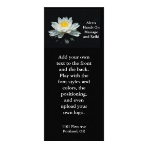 Publicitaire Carte de flottement de support de fleur de Lotus