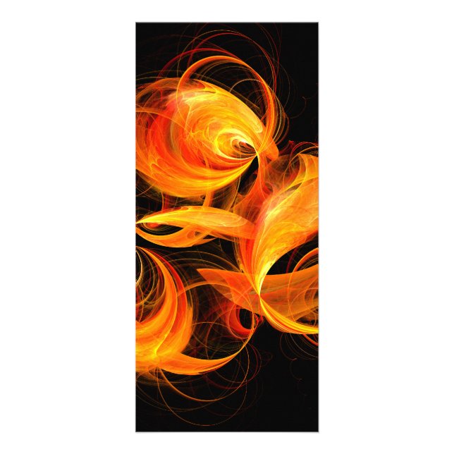 Publicitaire Carte de rack d'art Abstrait Fireball (Devant)