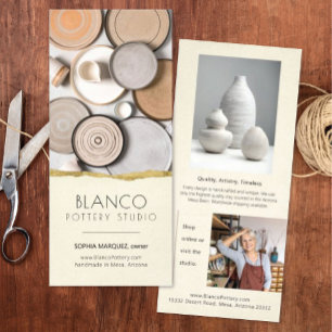 Publicitaire Carte de rack de marketing créative Golden Tear